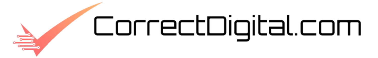 correct digital marketing services logo