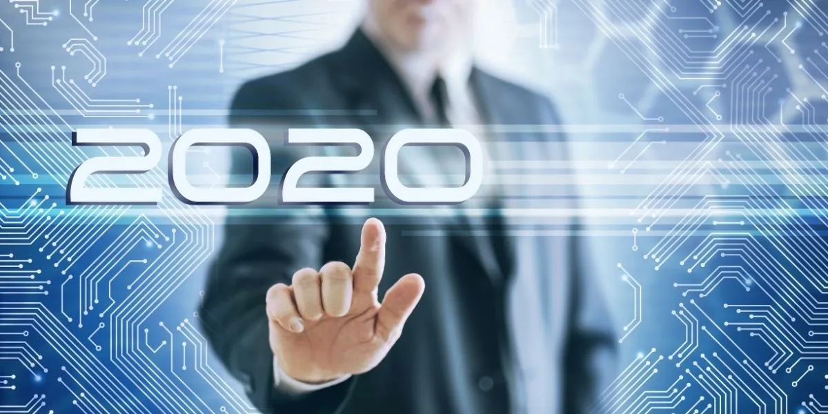 10 Of The Most Useful Skills To Learn In 2020 (1) Marketer Man Touching digital 2020 new year