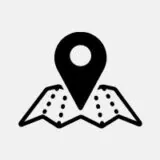 A map with a location pin on top showing a local business.