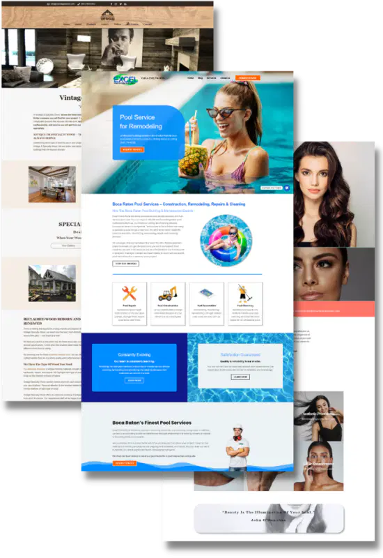 Small Business marketing websites created by award winning firm Correct Digital