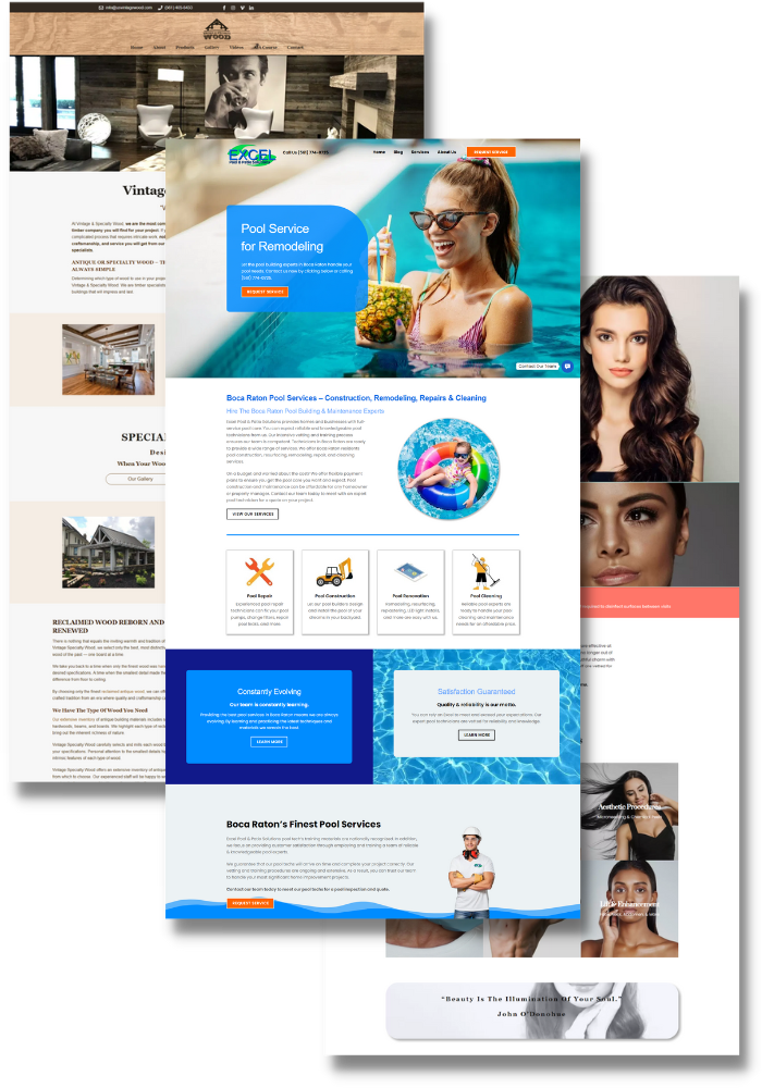 Small Business marketing websites created by award winning firm Correct Digital