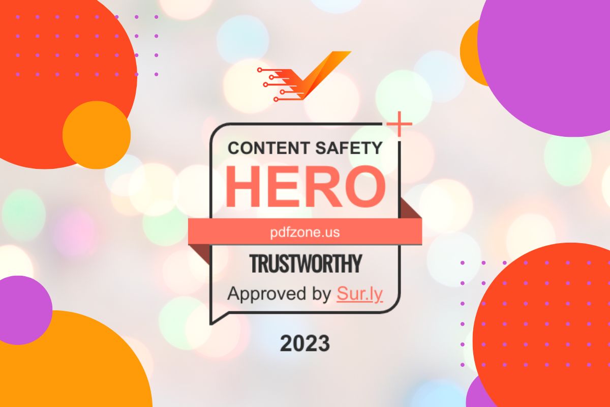 Correct Digital wins the Sur.ly award for having trustworthy website content.