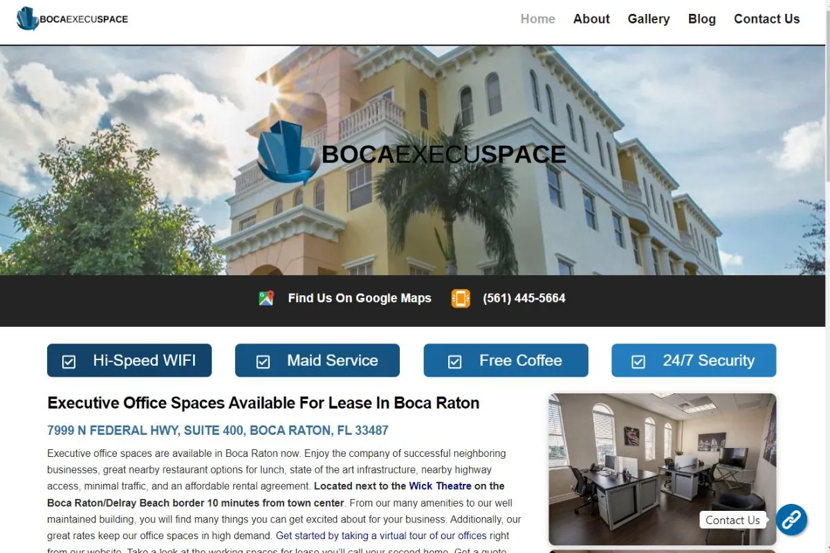 BocaExecuSpace Website BocaExecuSpace Website