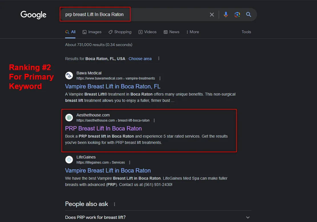 AH SEO Case Study