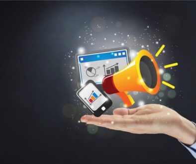 The graphic symbolizes marketing and sponsorship.