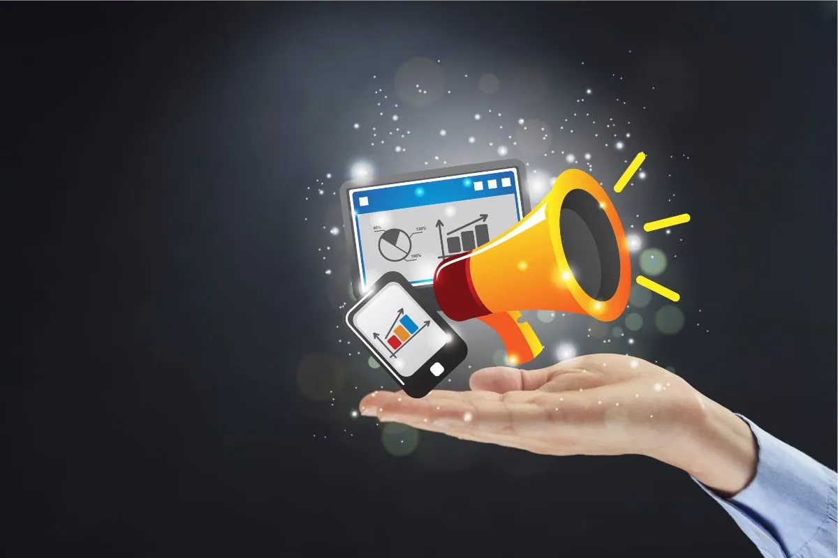 The graphic symbolizes marketing and sponsorship.
