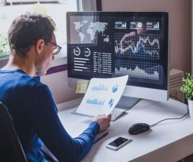 The expert is conducting a digital audit.