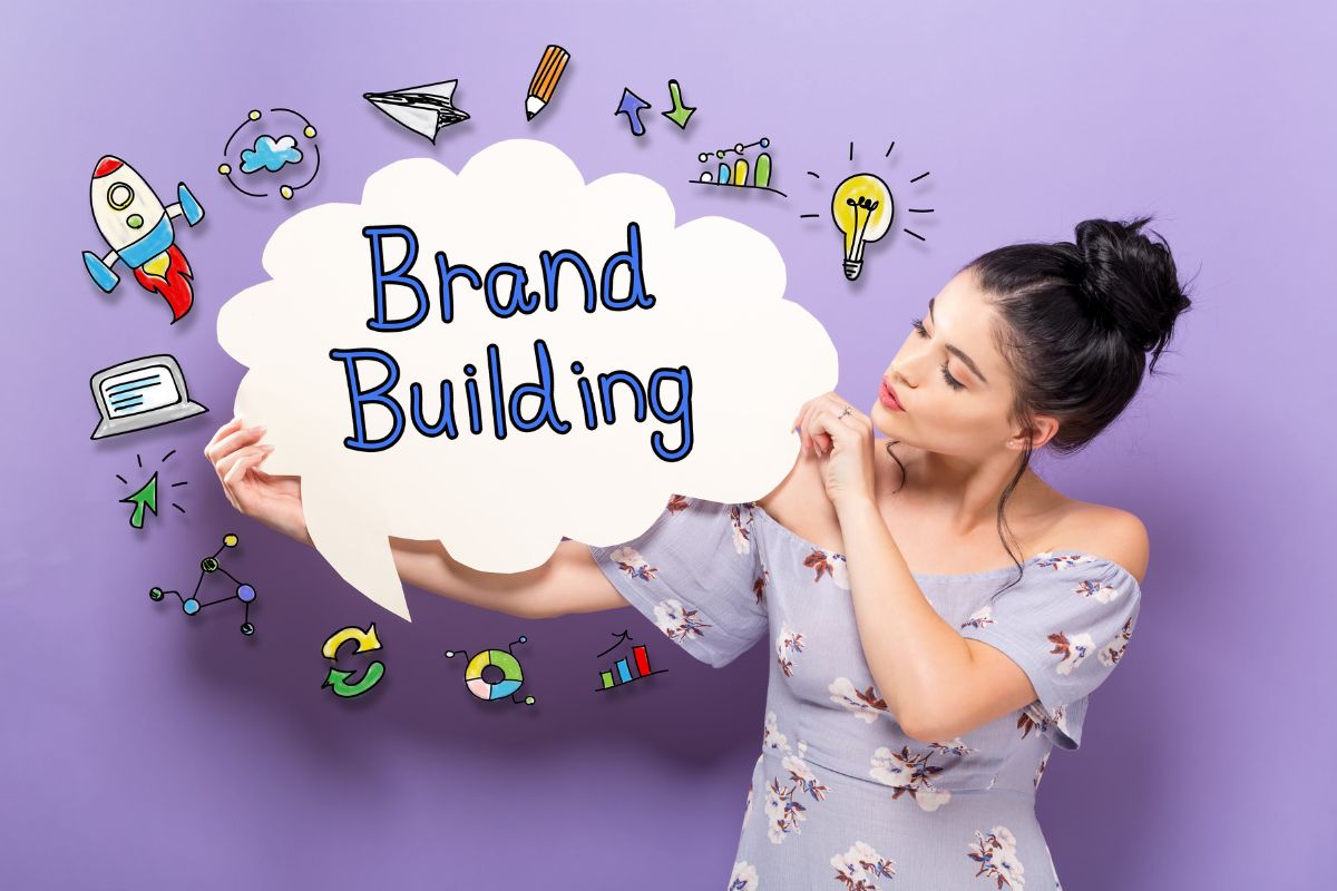 The woman wants to learn all about brand building.