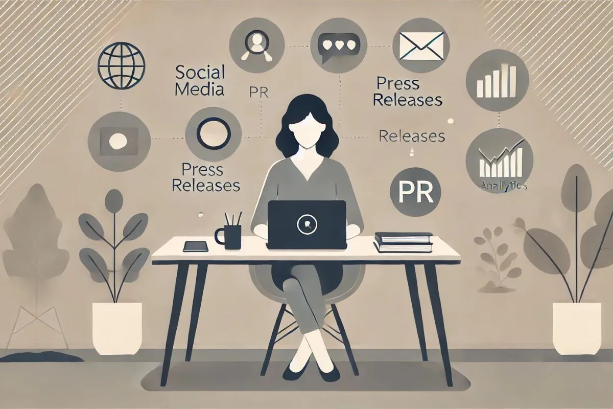 The woman makes the best strategy with digital PR.