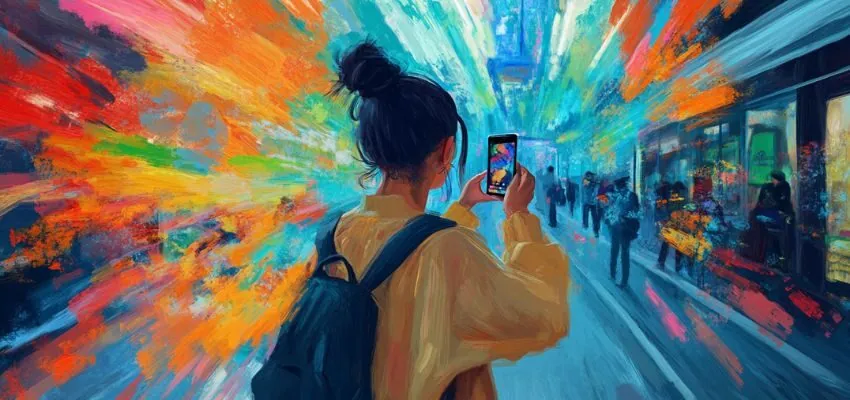 tiktok-ban2 woman checking her mobile phone after tiktok ban