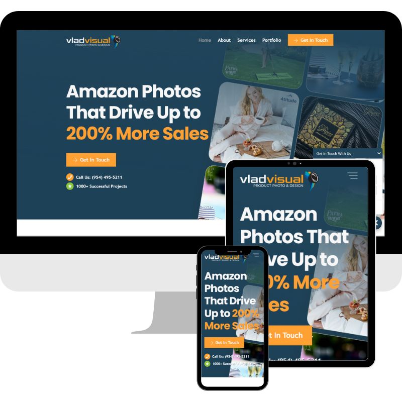 Website created for Vlad Visual.